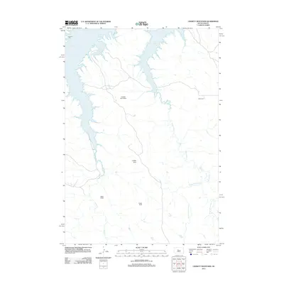 2012 Map of Crokett Mountains, 2012 Print