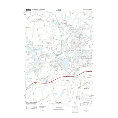 2012 Map of Crompton, 2012 Print