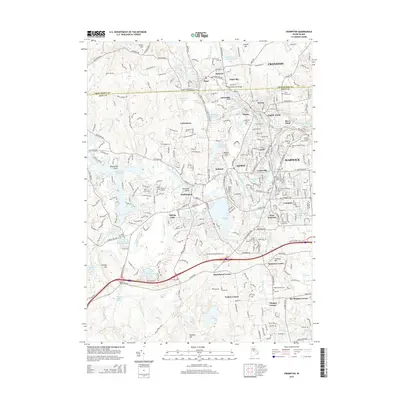 2015 Map of Crompton, 2015 Print