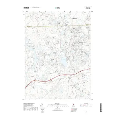 2018 Map of Crompton, 2018 Print