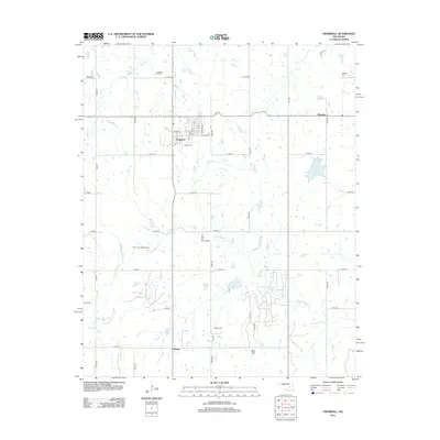 2012 Map of Cromwell, 2012 Print