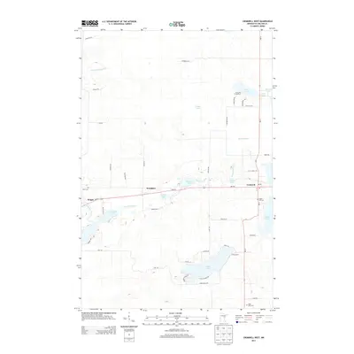2013 Map of Cromwell West, 2013 Print