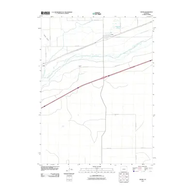 2010 Map of Crook, 2010 Print