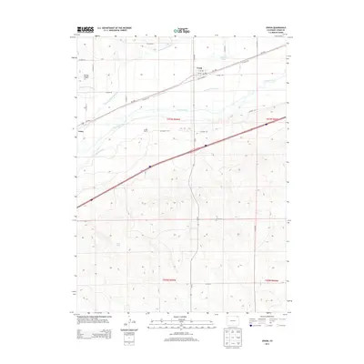 2013 Map of Crook, 2013 Print