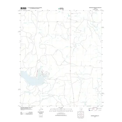 2012 Map of Crooked Creek, 2012 Print