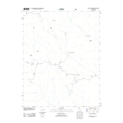 2012 Map of Crooked Creek, 2012 Print