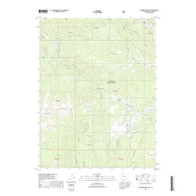 2019 Map of Crooked Creek Pass, 2019 Print