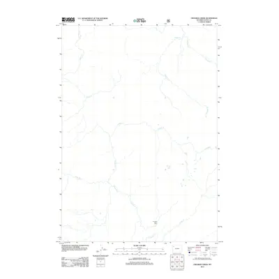 2012 Map of Crooked Creek, 2012 Print