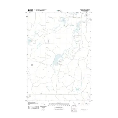 2011 Map of Crooked Lake, 2011 Print