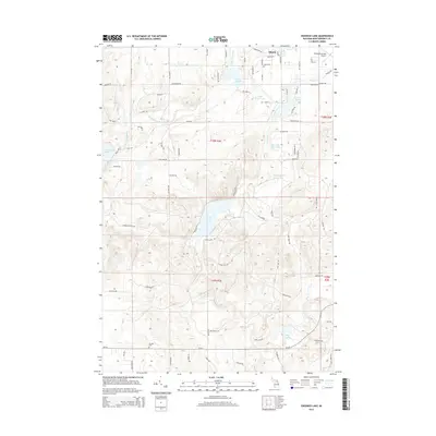2014 Map of Crooked Lake, 2014 Print