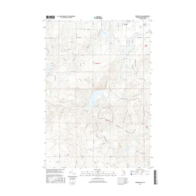 2017 Map of Crooked Lake, 2017 Print