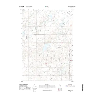 2019 Map of Crooked Lake, 2019 Print