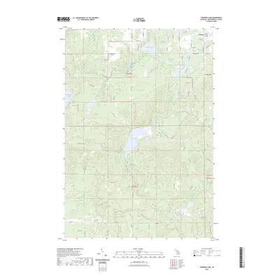 2023 Map of Crooked Lake, 2023 Print