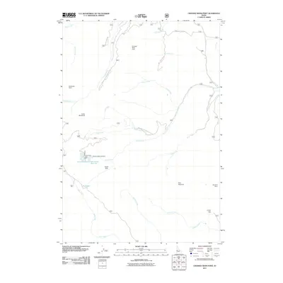 2011 Map of Crooked River Point, 2011 Print