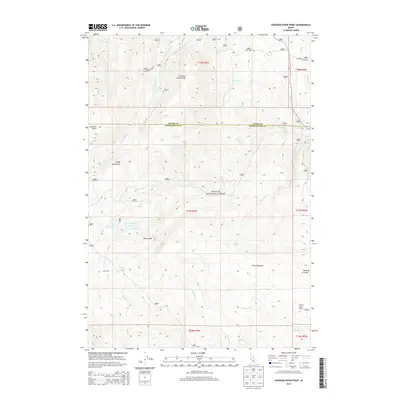 2013 Map of Crooked River Point, 2013 Print