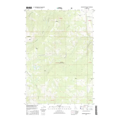 2017 Map of Crooked River Point, 2017 Print