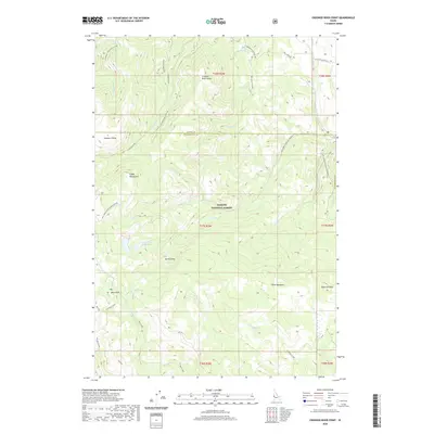 2020 Map of Crooked River Point, 2020 Print