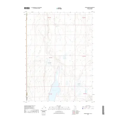 2018 Map of Crooks Meadow, 2018 Print