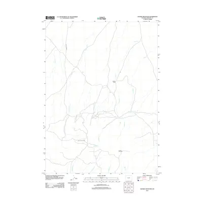 2012 Map of Crooks Mountain, 2012 Print