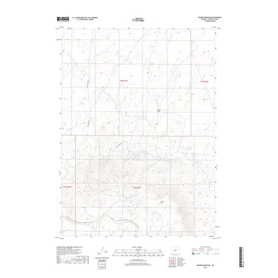 2017 Map of Crooks Mountain, 2017 Print