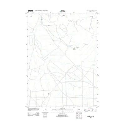 2012 Map of Crooks Peak, 2012 Print