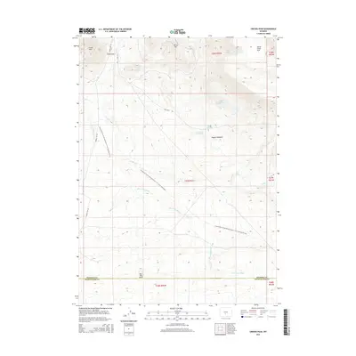 2015 Map of Crooks Peak, 2015 Print
