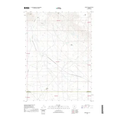 2017 Map of Crooks Peak, 2017 Print