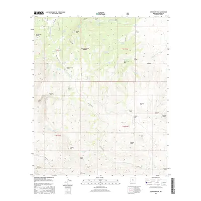 2017 Map of Crookson Peak, 2017 Print