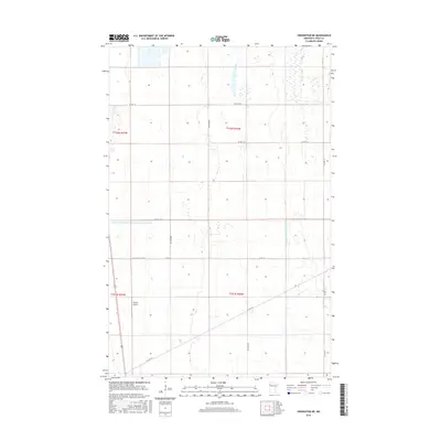2016 Map of Crookston NE, 2016 Print