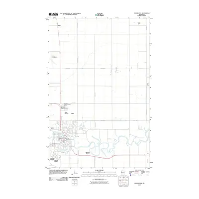 2010 Map of Crookston, 2010 Print