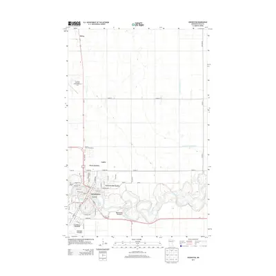 2013 Map of Crookston, 2013 Print