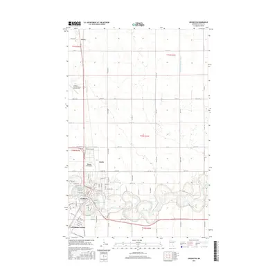 2016 Map of Crookston, 2016 Print