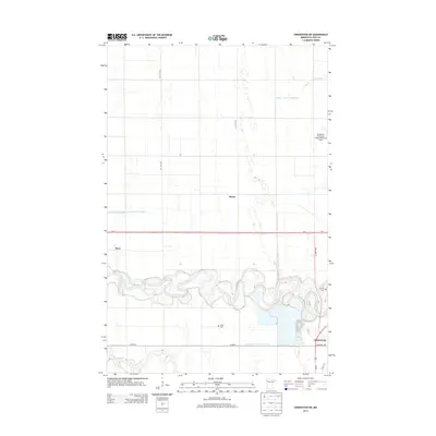 2013 Map of Crookston SW, 2013 Print