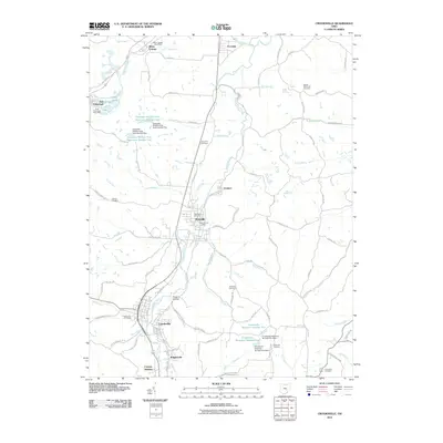 2010 Map of Crooksville, 2010 Print