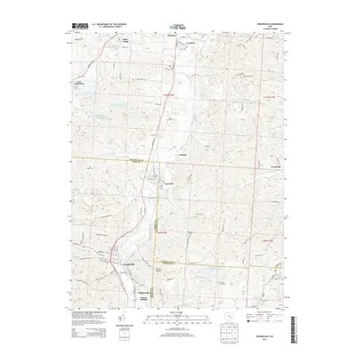 2013 Map of Crooksville, 2013 Print