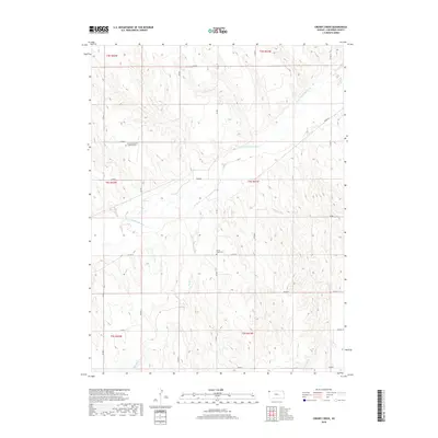 2018 Map of Crosby Creek, 2018 Print