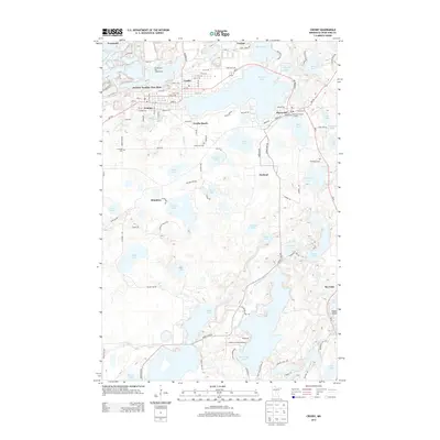 2013 Map of Crosby, 2013 Print