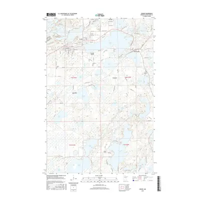 2016 Map of Crosby, 2016 Print