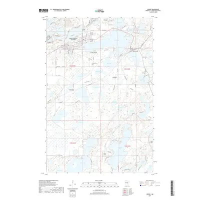 2019 Map of Crosby, 2019 Print