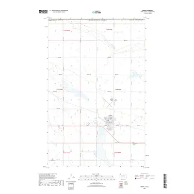 2017 Map of Crosby, 2017 Print