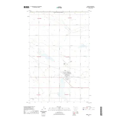 2020 Map of Crosby, 2020 Print