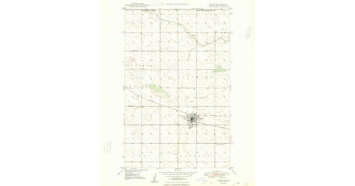 Old Maps of Crosby ND for Hiking - Crosby Divide County Nd Usgs Topo 1948 Og 1200x630 
