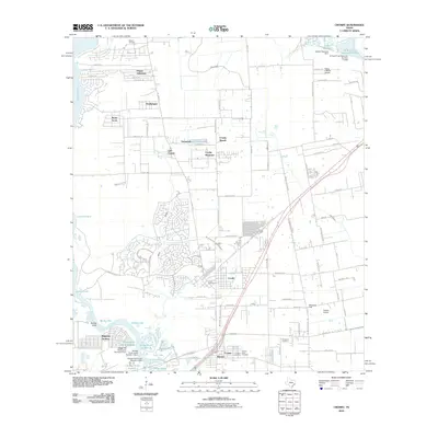 2010 Map of Crosby, 2010 Print