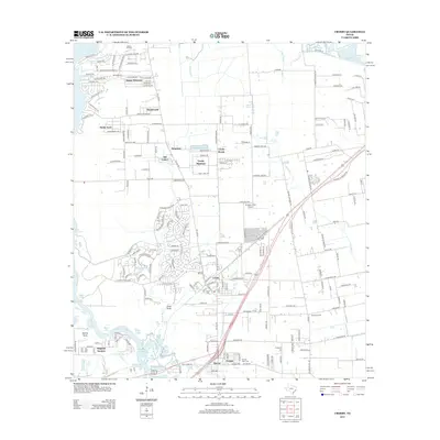 2013 Map of Crosby, 2013 Print