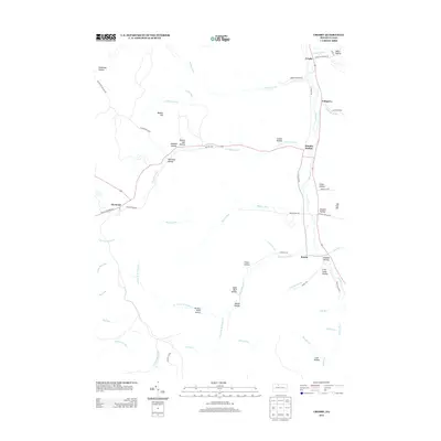 2013 Map of Crosby, 2013 Print