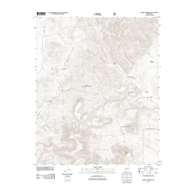 2011 Map of Crosby Springs, 2011 Print