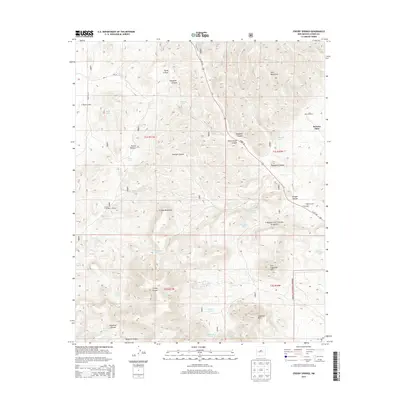2013 Map of Crosby Springs, 2013 Print