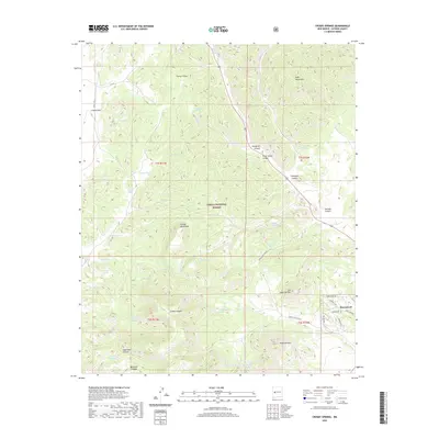 2020 Map of Crosby Springs, 2020 Print