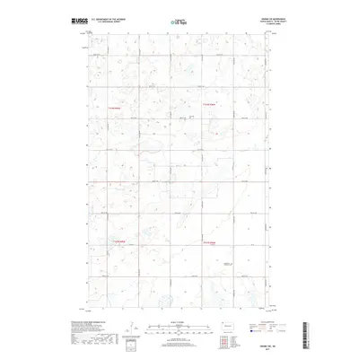 2017 Map of Crosby SW, 2017 Print