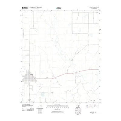 2010 Map of Crosbyton, 2010 Print